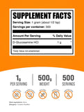 BulkSupplements Glucosamine HCl Powder packaging