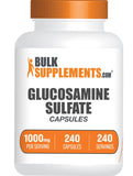 BulkSupplements Glucosamine Sulfate 1000mg Capsules front view