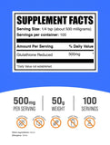 BulkSupplements Glutathione Reduced Powder 500mg packaging
