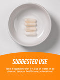 BulkSupplements Glycine 3000mg Capsules serving size