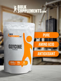 BulkSupplements Glycine Powder 100g nutritional information