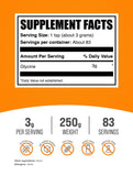 BulkSupplements Glycine Powder 3g serving size scoop