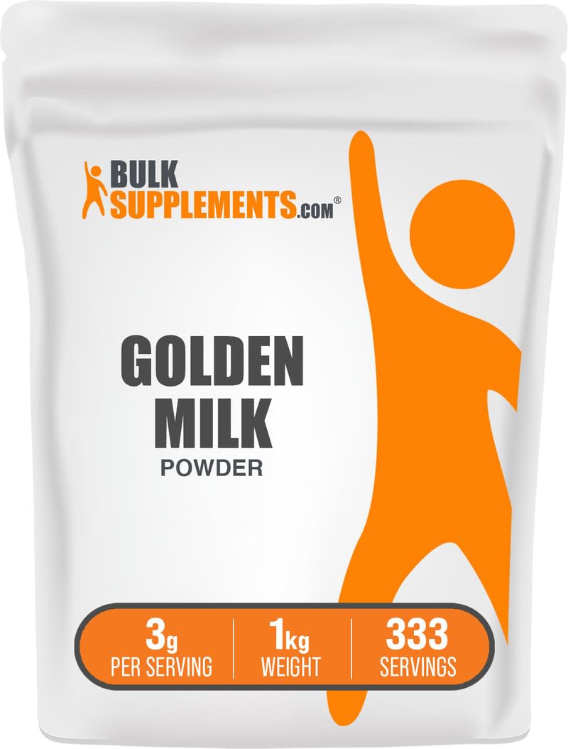 BulkSupplements Golden Milk Powder 1070g front view