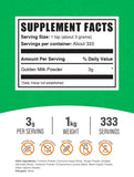 BulkSupplements Golden Milk Powder packaging details