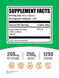 BulkSupplements Grape Seed Extract Powder packaging details
