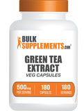 BulkSupplements Green Tea Extract 500mg Capsules front view