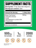 BulkSupplements Green Tea Extract Powder packaging
