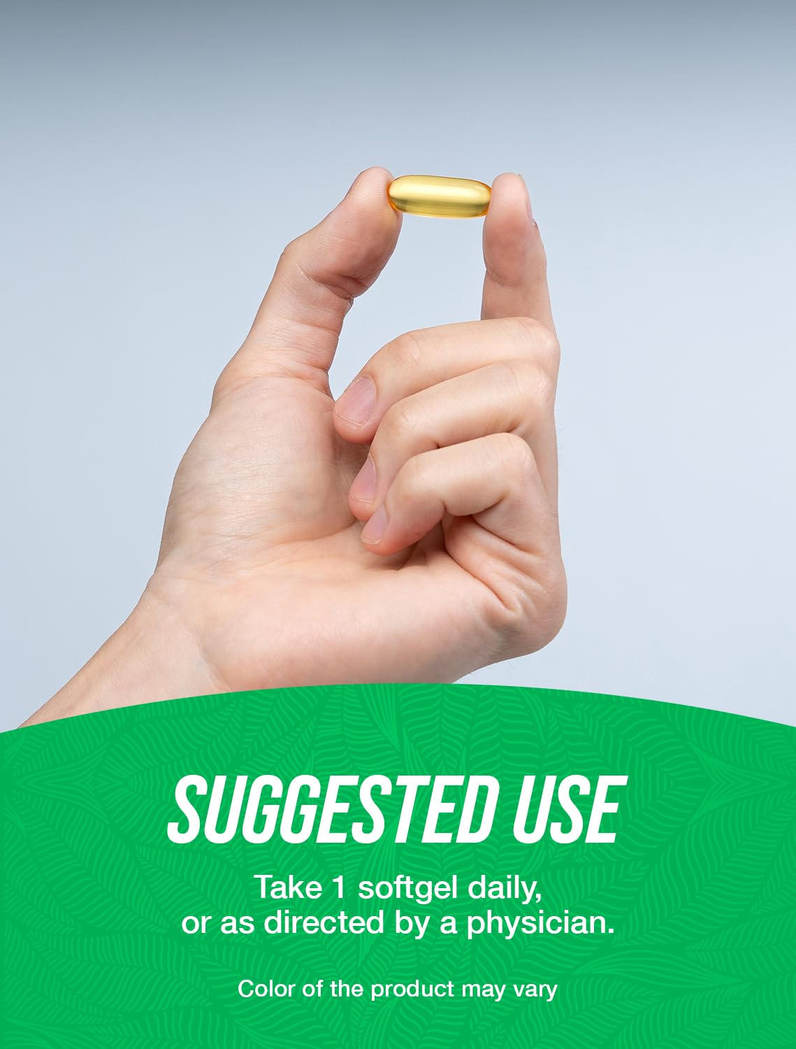 BulkSupplements Hemp Seed Oil Softgels 1000mg close-up of softgel