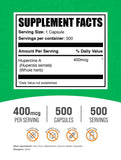 BulkSupplements Huperzine A 400mcg Capsules side view