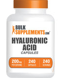 BulkSupplements Hyaluronic Acid Capsules 200mg front view