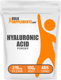 BulkSupplements Hyaluronic Acid Powder 215mg front view