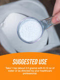 BulkSupplements L-Arginine Alpha-Ketoglutarate Powder in a glass with water