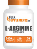 BulkSupplements L-Arginine Capsules 5000mg front view
