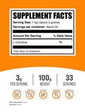 BulkSupplements L-Citrulline Powder 3000mg packaging