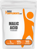 BulkSupplements L-Malic Acid Powder 109g front view