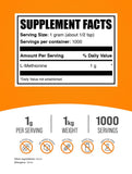 BulkSupplements L-Methionine Powder 1000g packaging