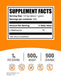 BulkSupplements L-Methionine Powder packaging