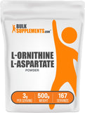 BulkSupplements L-Ornithine L-Aspartate Powder 440g front view