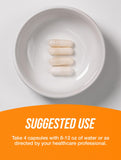 BulkSupplements L-Proline 2000mg capsules with measuring scoop