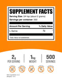 BulkSupplements L-Serine Powder packaging details