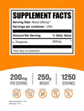 BulkSupplements L-Theanine Powder 200mg packaging