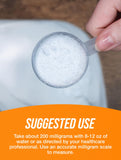 BulkSupplements L-Theanine Powder 200mg serving suggestion