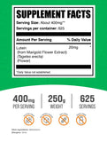 BulkSupplements Lutein Powder packaging details