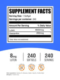 BulkSupplements Lutein & Zeaxanthin Softgels side view