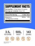BulkSupplements Magnesium Citrate 400mg Powder packaging