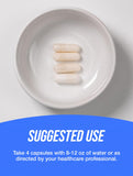 BulkSupplements Magnesium Malate Capsules 400mg opened bottle