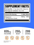 BulkSupplements Magnesium Oxide Powder 500mg packaging