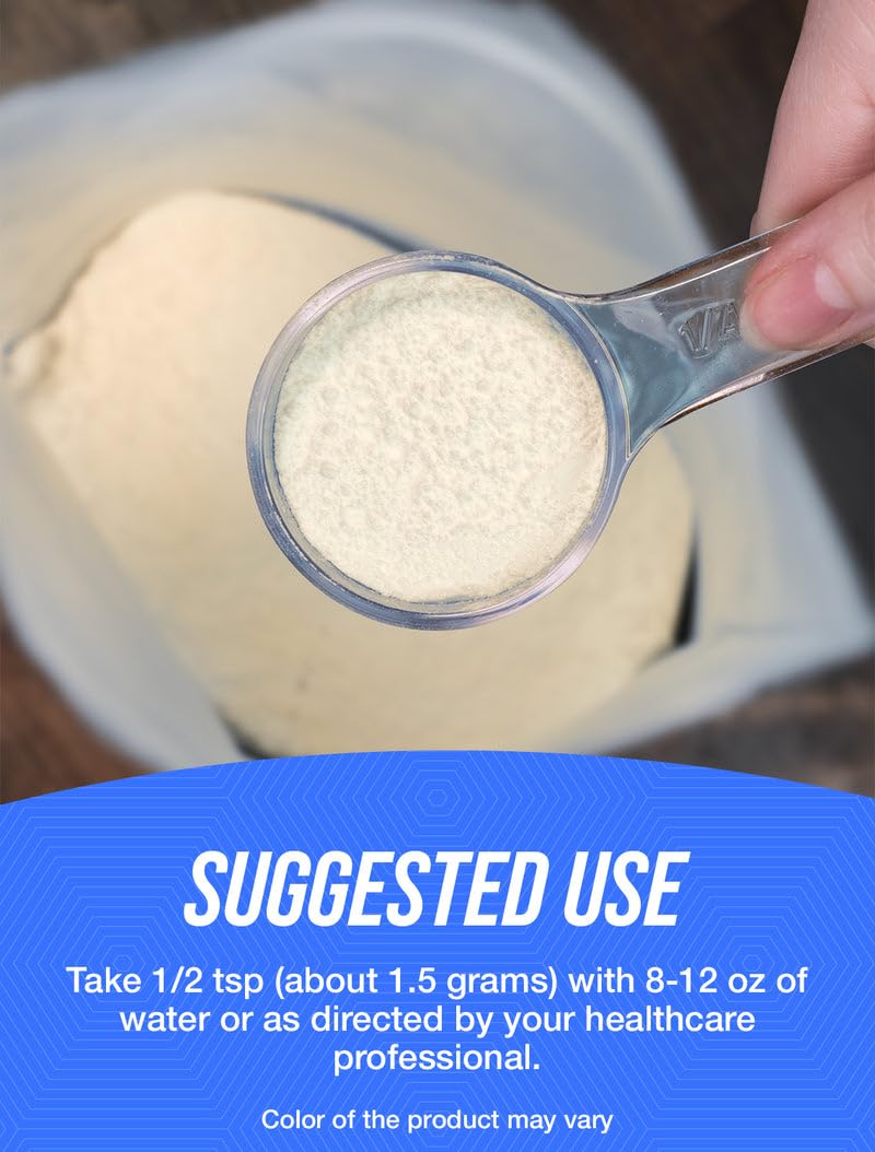 BulkSupplements Magnesium Taurate 1.5g powder serving suggestion
