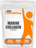 BulkSupplements Marine Collagen Powder 500g front view