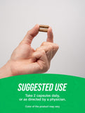 BulkSupplements Marshmallow Root Extract Capsules back view