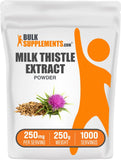 BulkSupplements Milk Thistle Extract Powder 272g front view