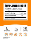 BulkSupplements MSM Powder 1000g packaging