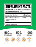 BulkSupplements Mucuna Pruriens Extract Powder packaging