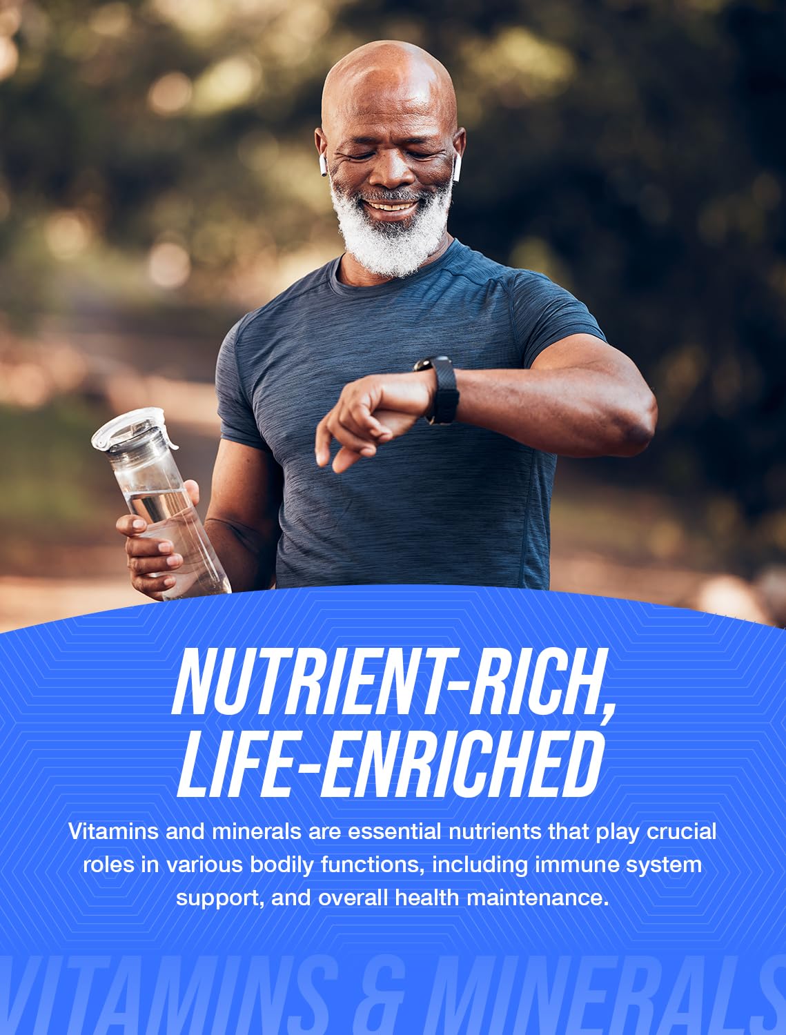 BulkSupplements Multivitamin for Men 50+ softgels packaging