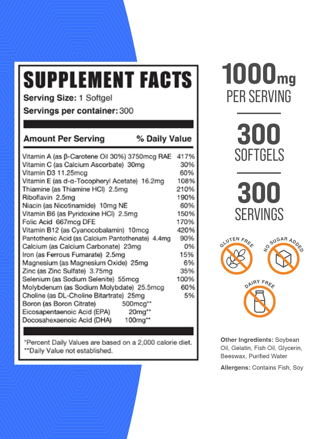 BulkSupplements Multivitamin for Women softgel packaging