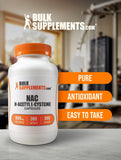BulkSupplements N-Acetyl L-Cysteine 600mg capsules in hand