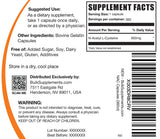 BulkSupplements N-Acetyl L-Cysteine 600mg capsules with measuring spoon