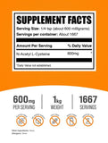 BulkSupplements N-Acetyl L-Cysteine Powder 1000g packaging