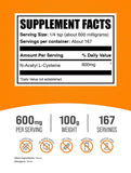 BulkSupplements N-Acetyl L-Cysteine Powder packaging