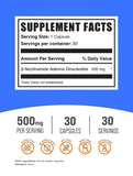 BulkSupplements NAD Capsules 40g side view