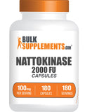 BulkSupplements Nattokinase 2000 FU capsules front view