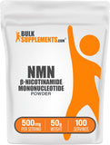 BulkSupplements NMN 50g powder packaging front view
