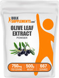 BulkSupplements Olive Leaf Extract Powder 500g front view