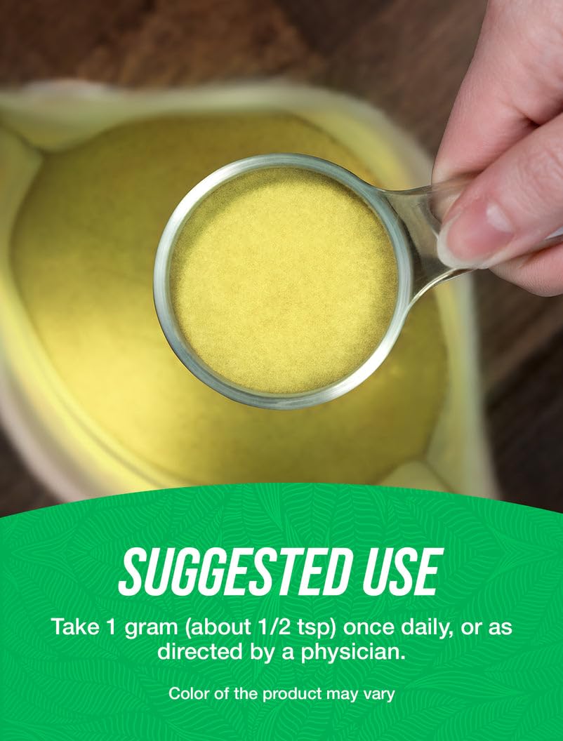 BulkSupplements Organic Lime Powder being added to a smoothie