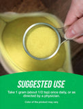 BulkSupplements Organic Lime Powder being added to a smoothie