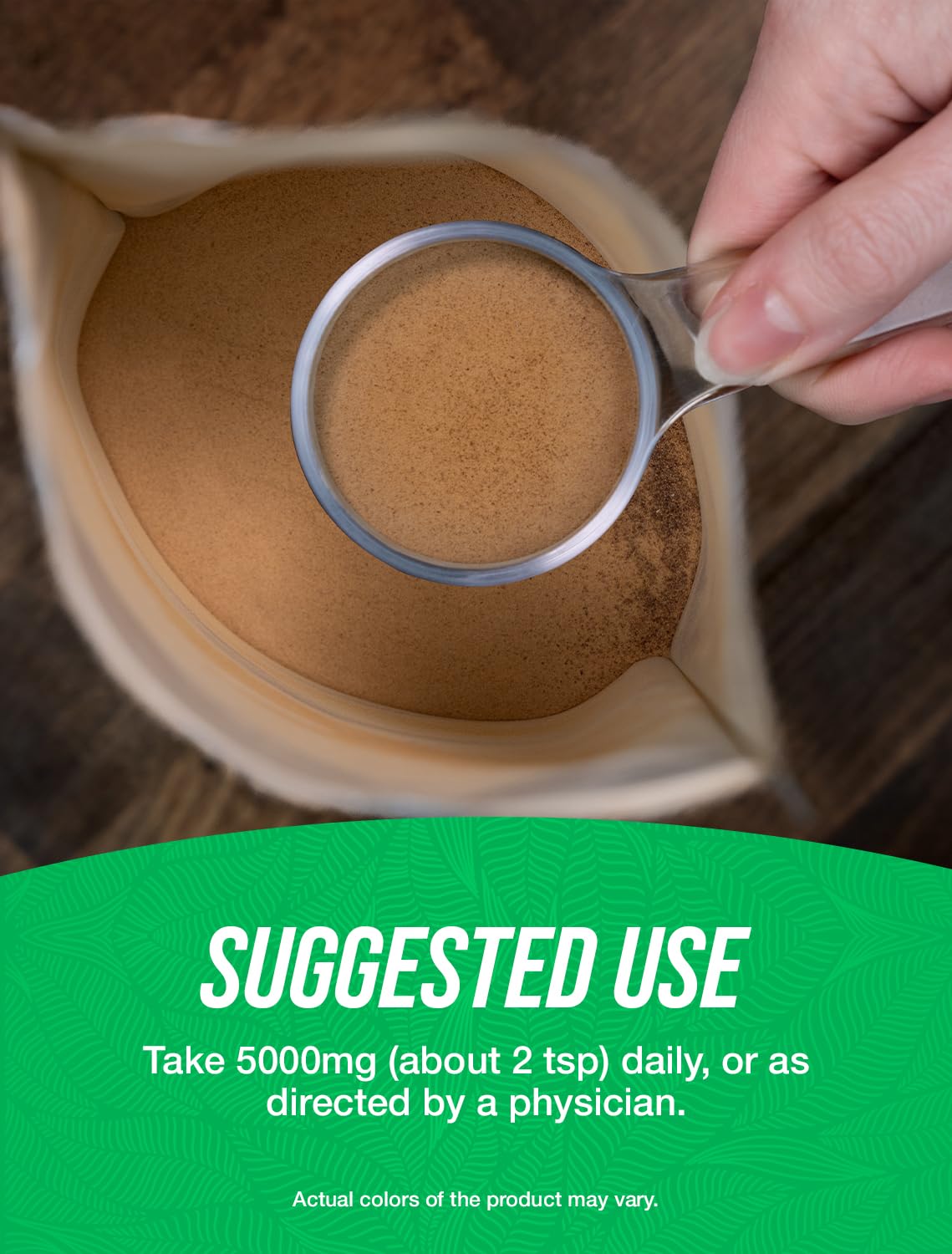 BulkSupplements Organic Maca Powder close-up of powder